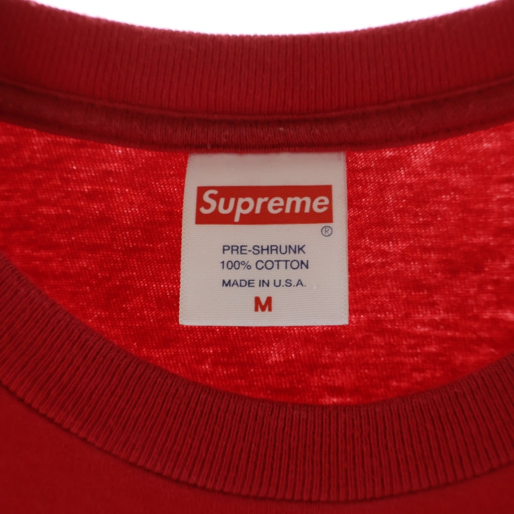 SUPREME(シュプリーム) 19SS ×Swarovski 25th Anniversary Box Logo Tee スワロフスキー 25周年記念 ボックスロゴTシャツ 半袖クルーネックカットソー レッド