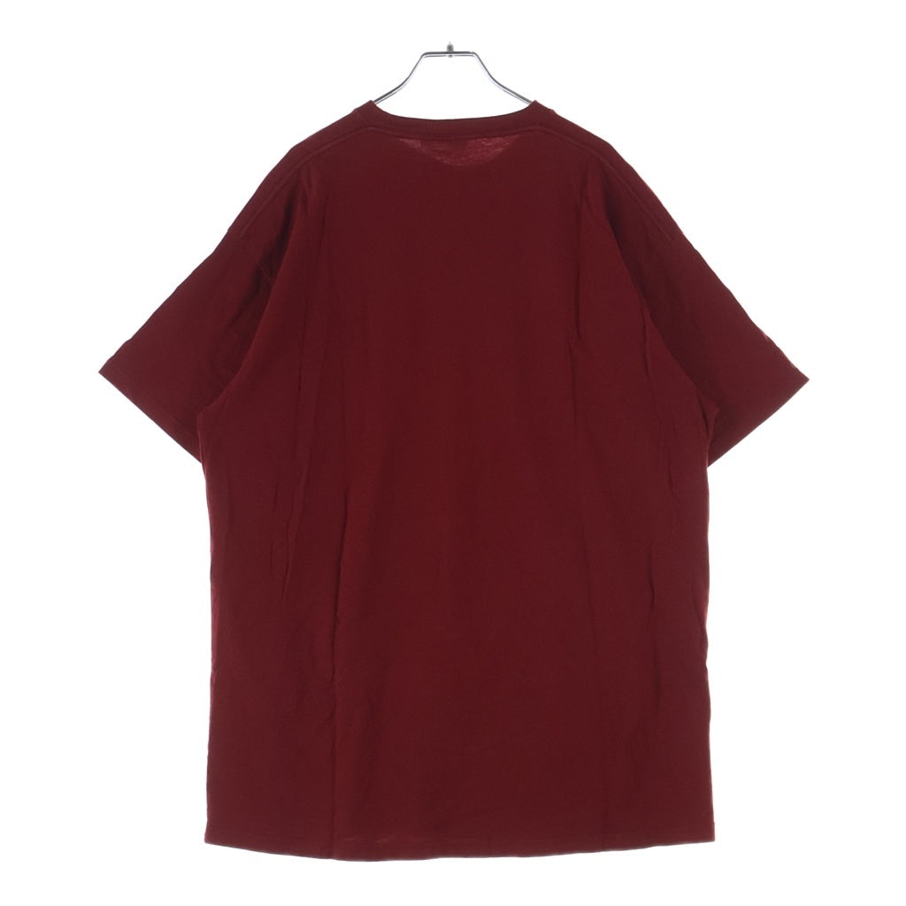 BALENCIAGA(バレンシアガ) 19SS ロゴデザイン クルーネック カットソー 半袖Tシャツ レッド 556150 TCV25