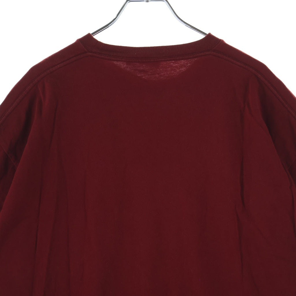 BALENCIAGA(バレンシアガ) 19SS ロゴデザイン クルーネック カットソー 半袖Tシャツ レッド 556150 TCV25