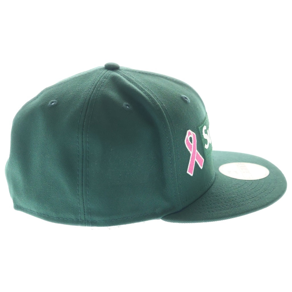 SUPREME(シュプリーム) 25AW Breast Cancer Awareness Box Logo ブレスト キャンサー アウェアネス ボックス ロゴ ベースボールキャップ 帽子 グリーン