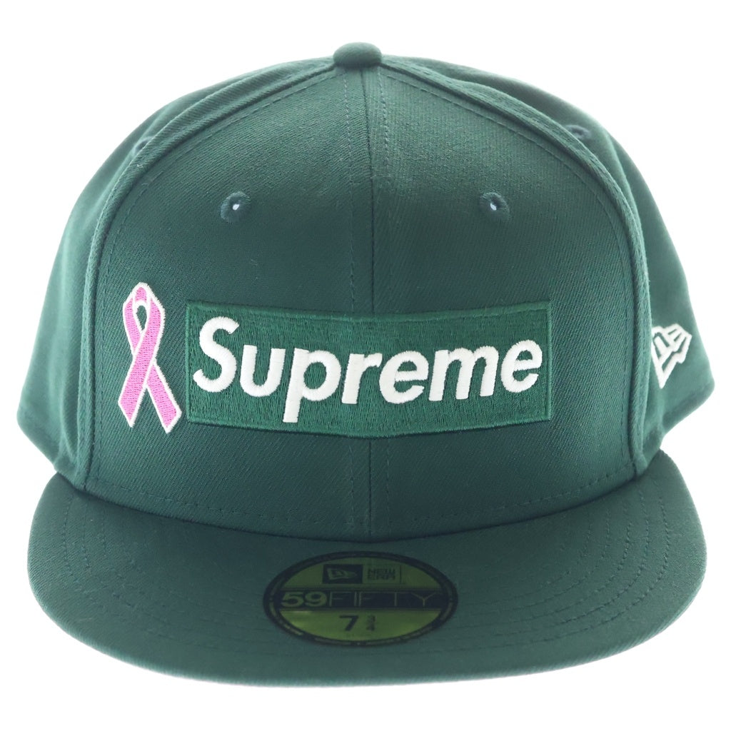 SUPREME(シュプリーム) 25AW Breast Cancer Awareness Box Logo ブレスト キャンサー アウェアネス ボックス ロゴ ベースボールキャップ 帽子 グリーン