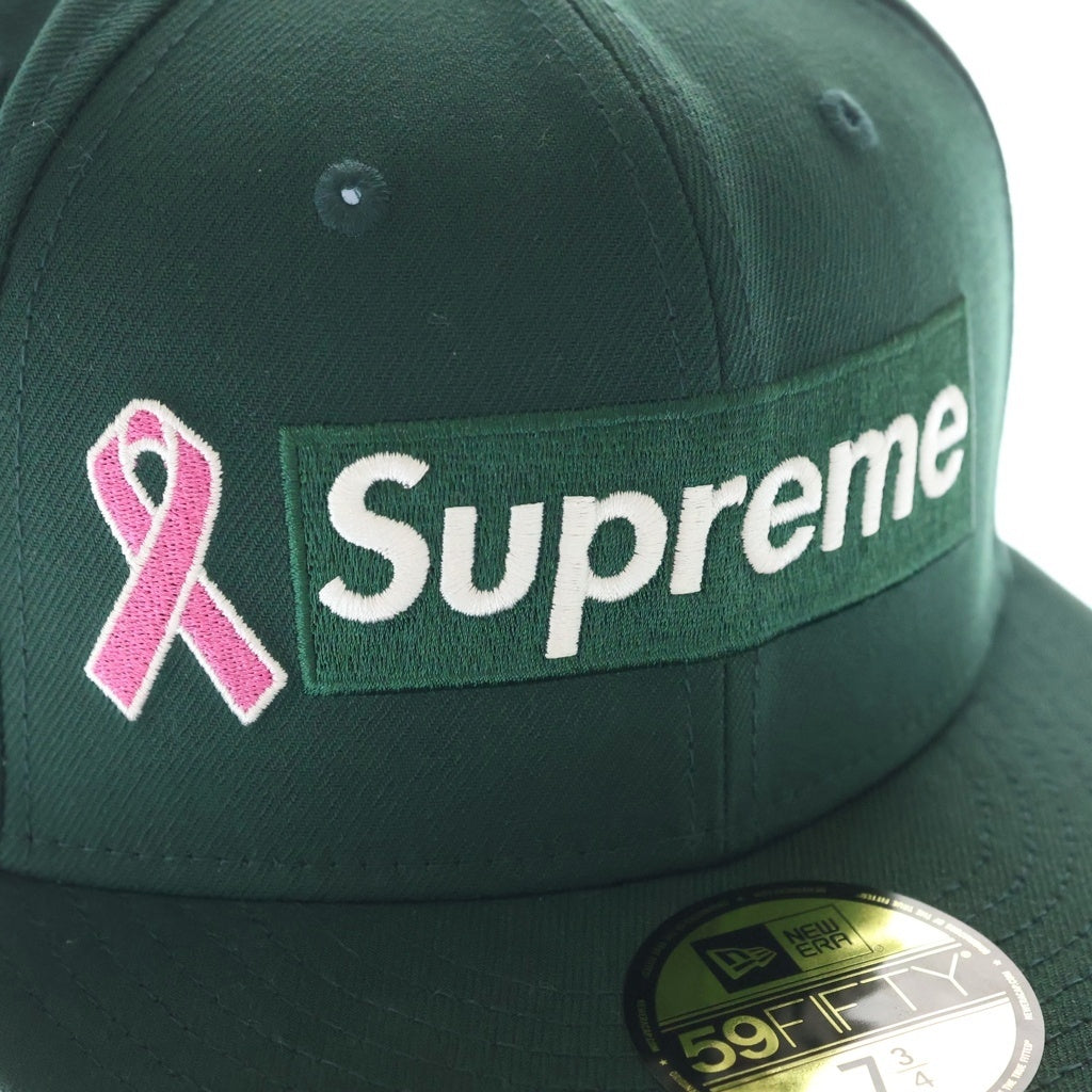 SUPREME(シュプリーム) 25AW Breast Cancer Awareness Box Logo ブレスト キャンサー アウェアネス ボックス ロゴ ベースボールキャップ 帽子 グリーン