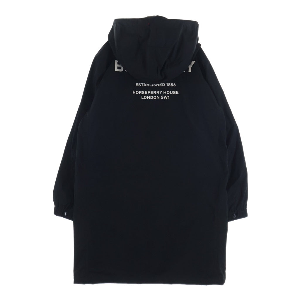 BURBERRY(バーバリー) バックロゴデザイン フーデッド ナイロンジャケット ブラック 1750-226