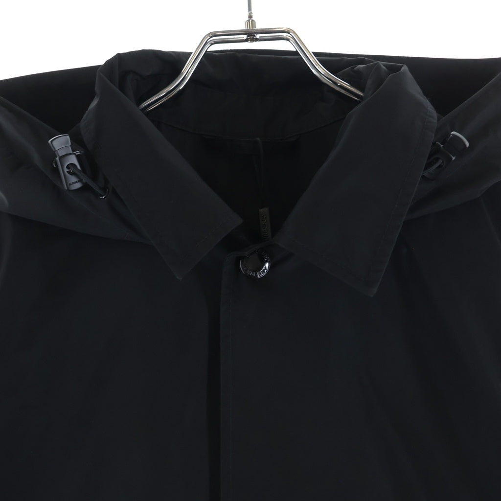 BURBERRY(バーバリー) バックロゴデザイン フーデッド ナイロンジャケット ブラック 1750-226