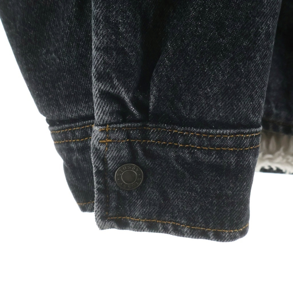 STUSSY(ステューシー) QUALITY WORKGEAR クオリティ マルチポケット デニムワークジャケット ブラック
