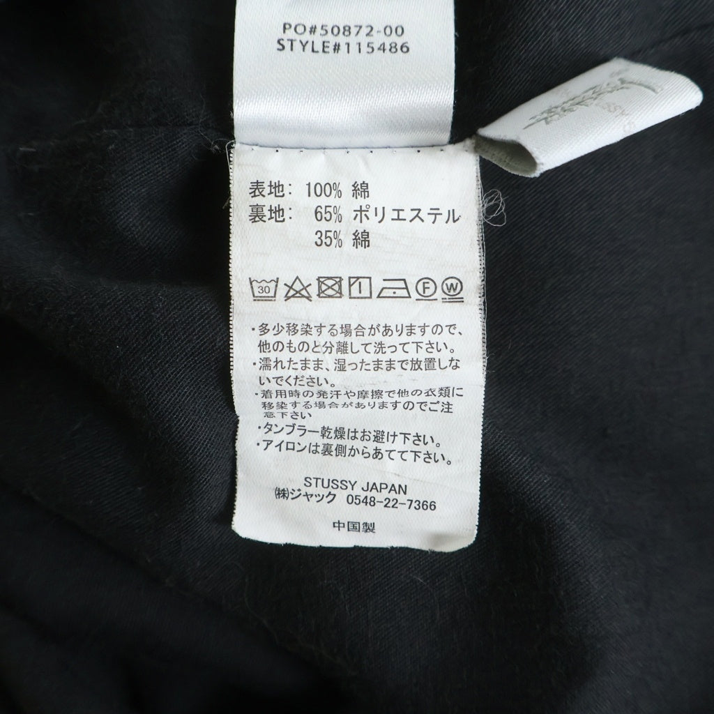 STUSSY(ステューシー) MIXUP CORD JACKET ミックスアップ バイカラー ジップアップ コーデュロイジャケット ブルー/レッド
