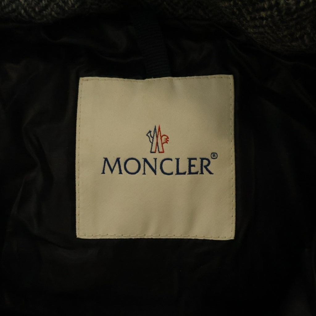 MONCLER(モンクレール) MONTGENEVRE GIUBBOTTO モンジュネーブ フーデッド ダウンジャケット グレー 420914183800