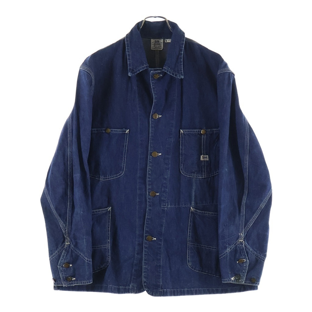 VINTAGE(ヴィンテージ) 40S 91-J UNION MADE JELT DENIM SANFORIZED デニムカバーオール ハウスタグ インディゴ