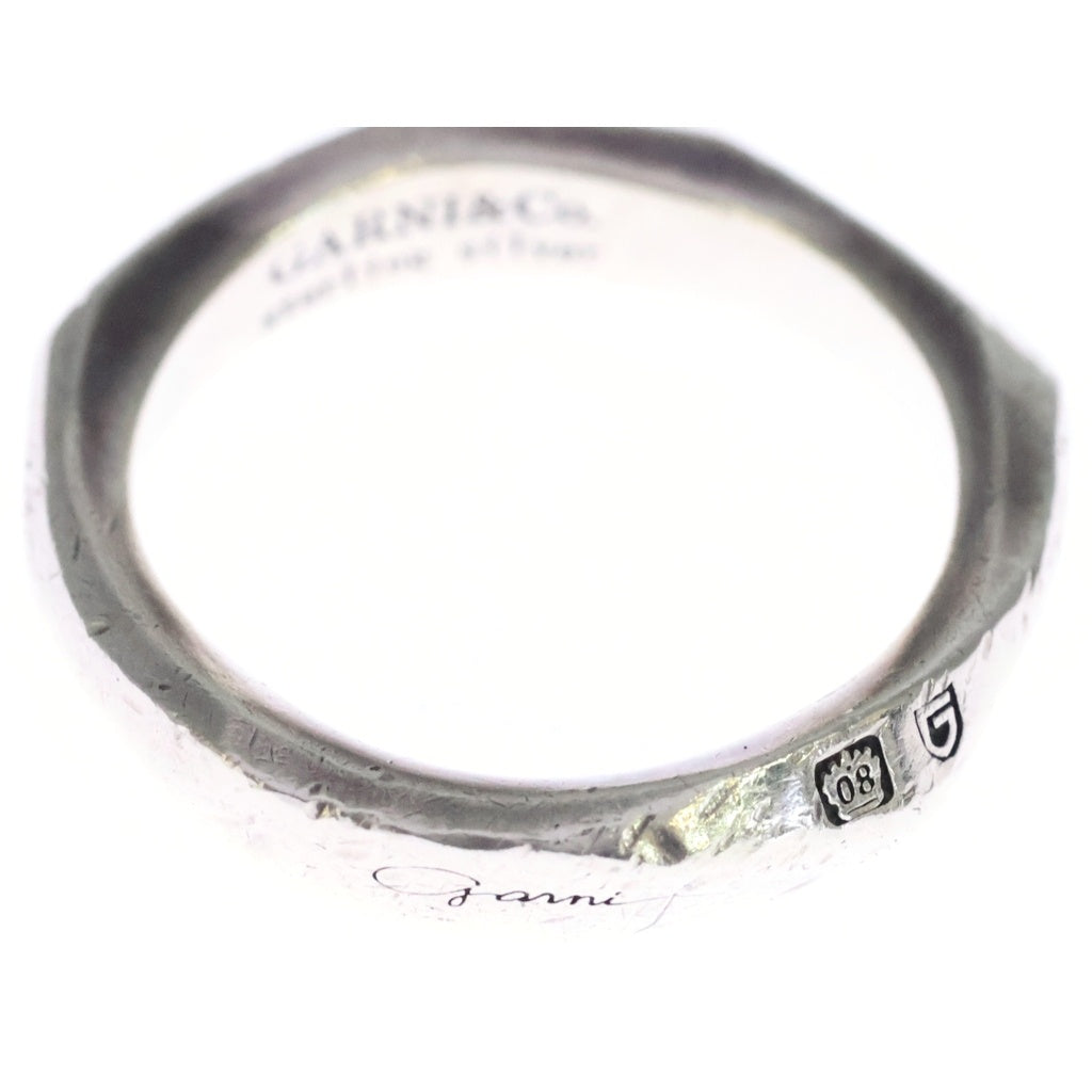GARNI(ガルニ) CROCKERY RING クロッケリー ロゴデザイン リング シルバー