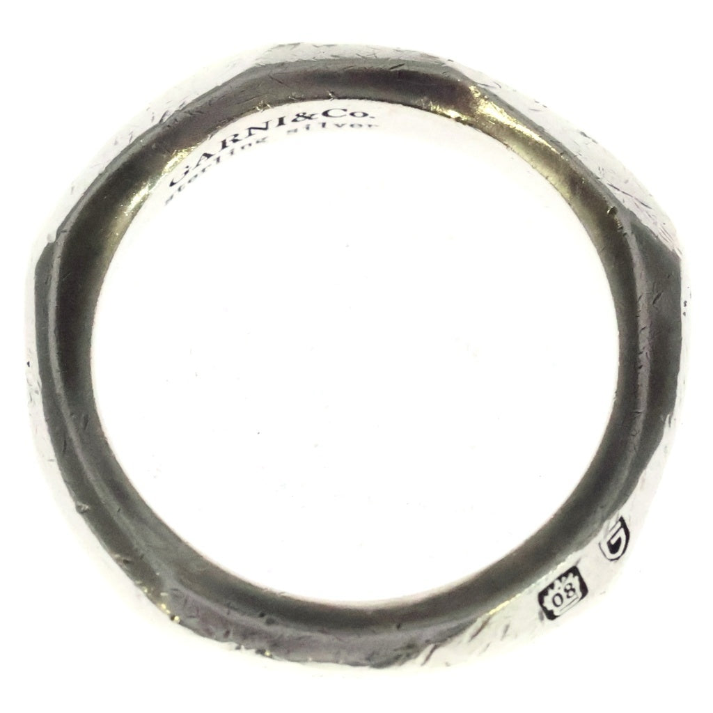 GARNI(ガルニ) CROCKERY RING クロッケリー ロゴデザイン リング シルバー