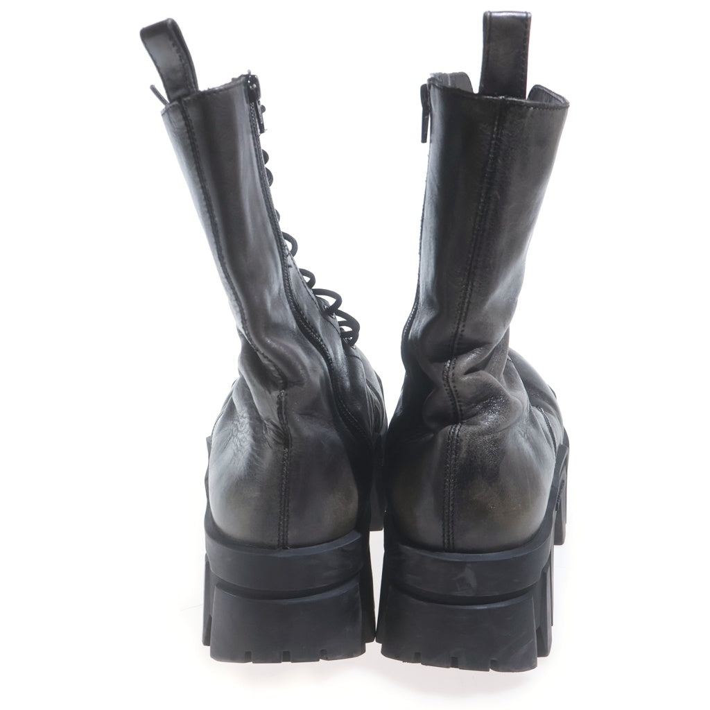 BALENCIAGA(バレンシアガ) 24AW BULLDOZER BOOT ブルドーザー レザー ブーツ ブラック 681118