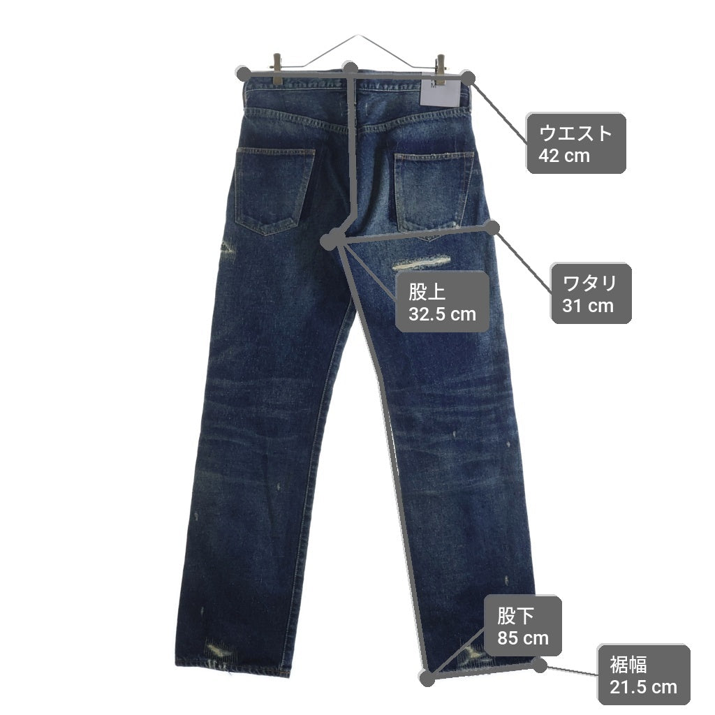 JUNYA WATANABE COMME des GARCONS(ジュンヤワタナベ コムデギャルソン) 24AW New Manual Wネームデニムパンツ ボトムス インディゴ WN-P912-100