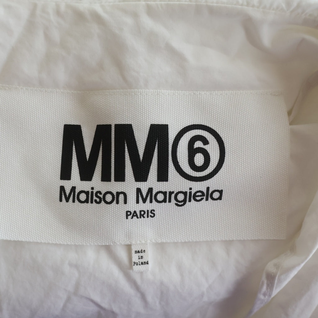 MM6 Maison Margiela(エムエムシックスメゾンマルジェラ) 半袖ワンピース ホワイト レディース S52CT0377