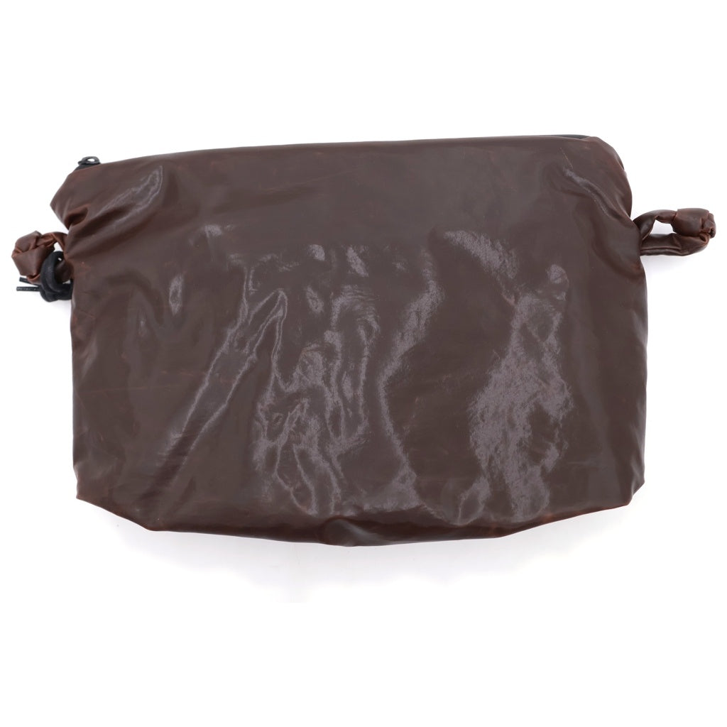 NO BRAND(ノーブランド) KASSL Editions Pouch Lacquer ポーチ ラッカー ブラウン -