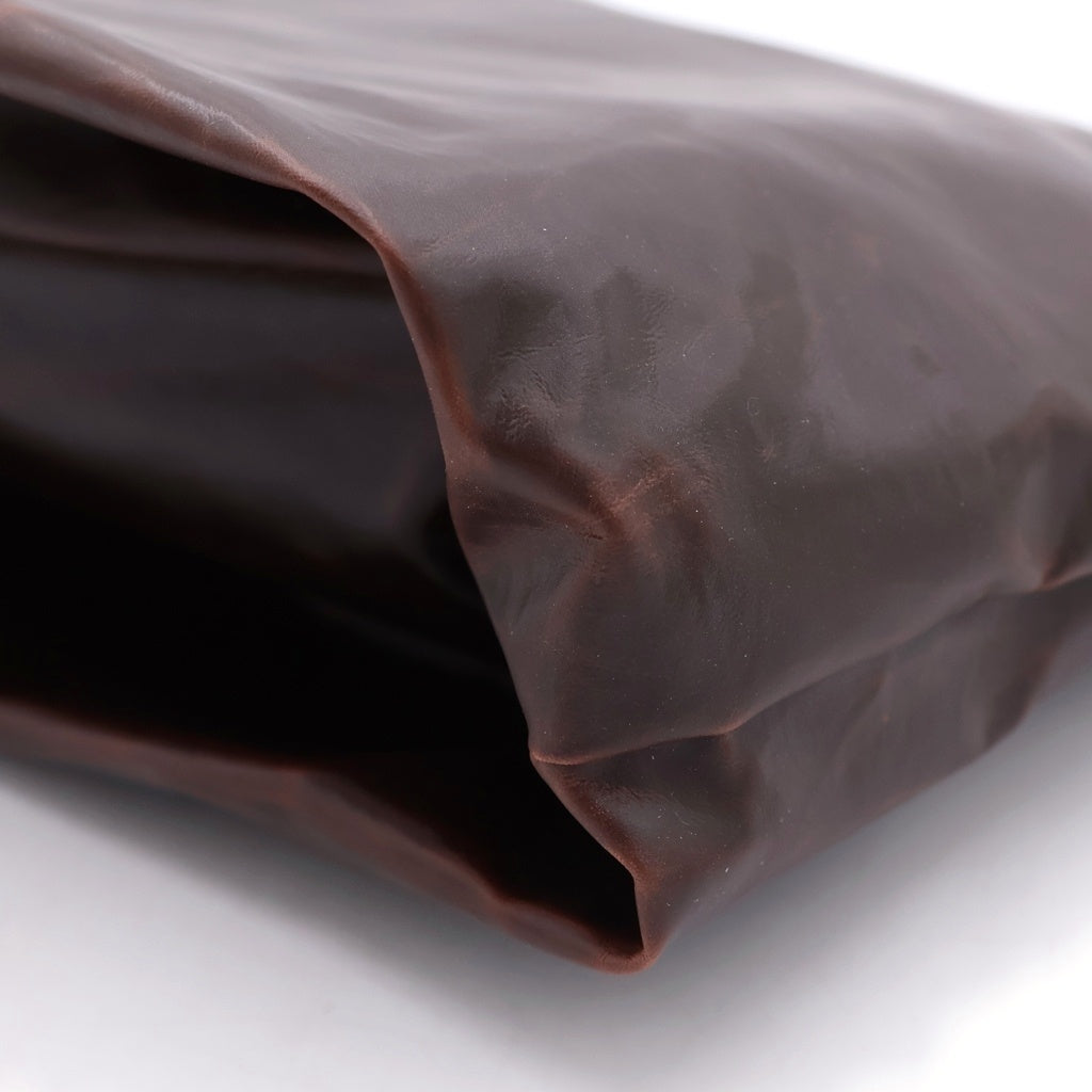 NO BRAND(ノーブランド) KASSL Editions Pouch Lacquer ポーチ ラッカー ブラウン -