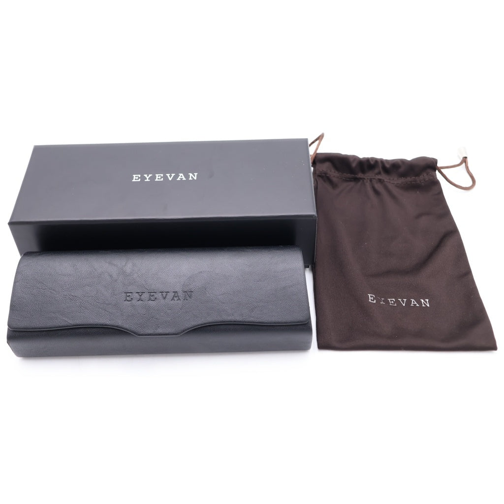 EYEVAN(アイヴァン) ウェリントン ブラスチックフレーム アイウェア 眼鏡 ブラウン WEBB-CP レディース