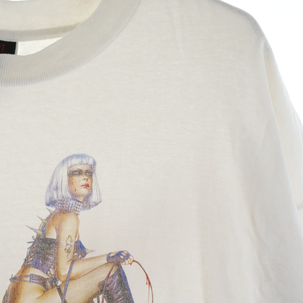 SAINT MICHAEL(セントマイケル) ×Hajime Sorayama S/S TEE ハジメソラヤマ 半袖プリントTシャツ カットソー ホワイト SM-HR1-0000-C78