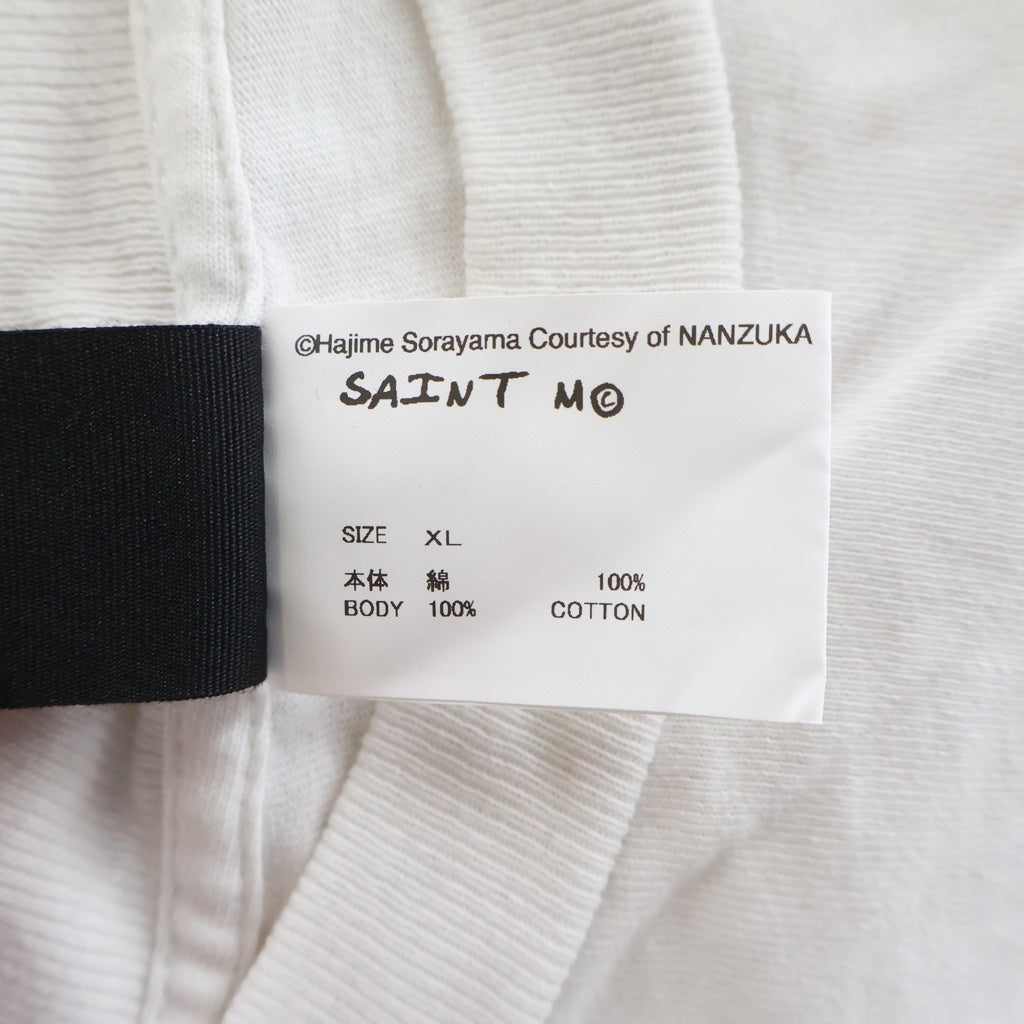 SAINT MICHAEL(セントマイケル) ×Hajime Sorayama S/S TEE ハジメソラヤマ 半袖プリントTシャツ カットソー ホワイト SM-HR1-0000-C78