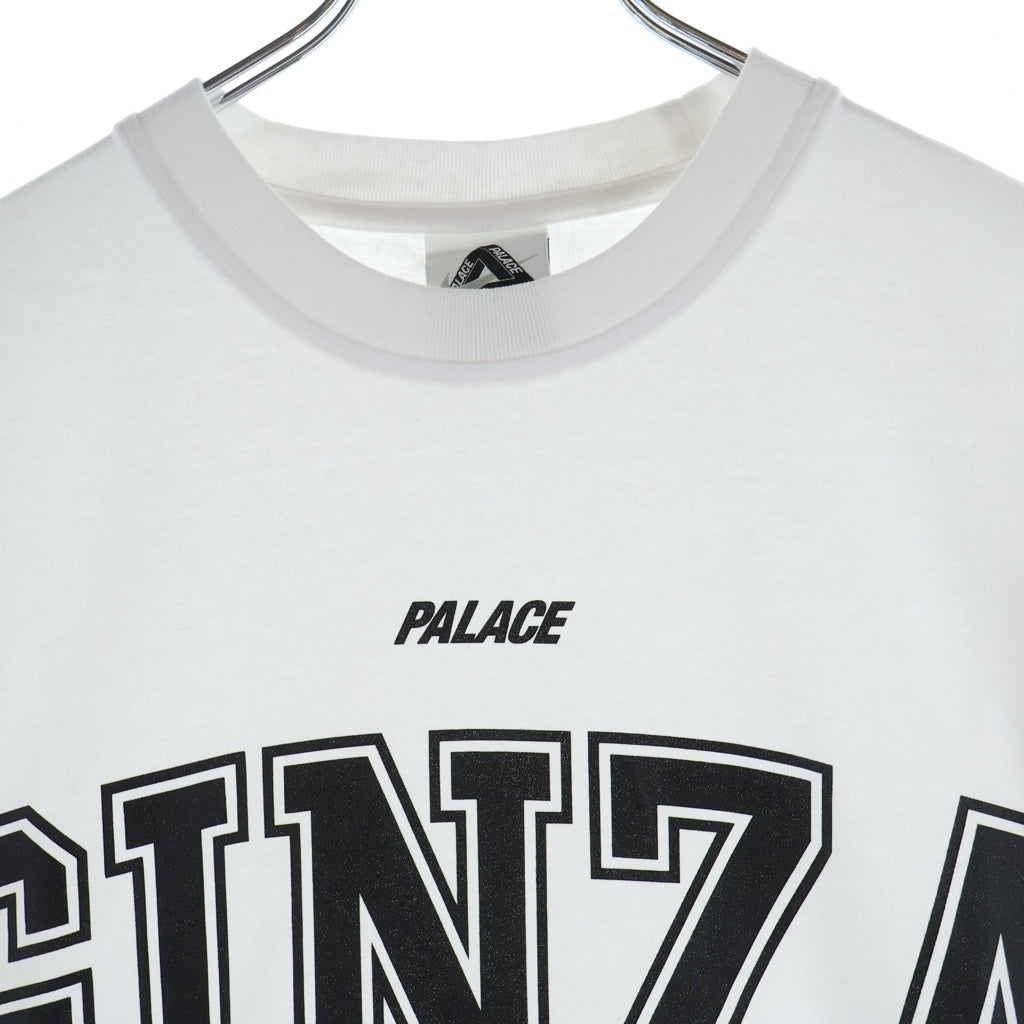 NIKE(ナイキ) ×PALECE ×DSM パレス ドーバーストリートマーケット ロゴデザイン クルーネック カットソー 半袖Tシャツ ホワイト
