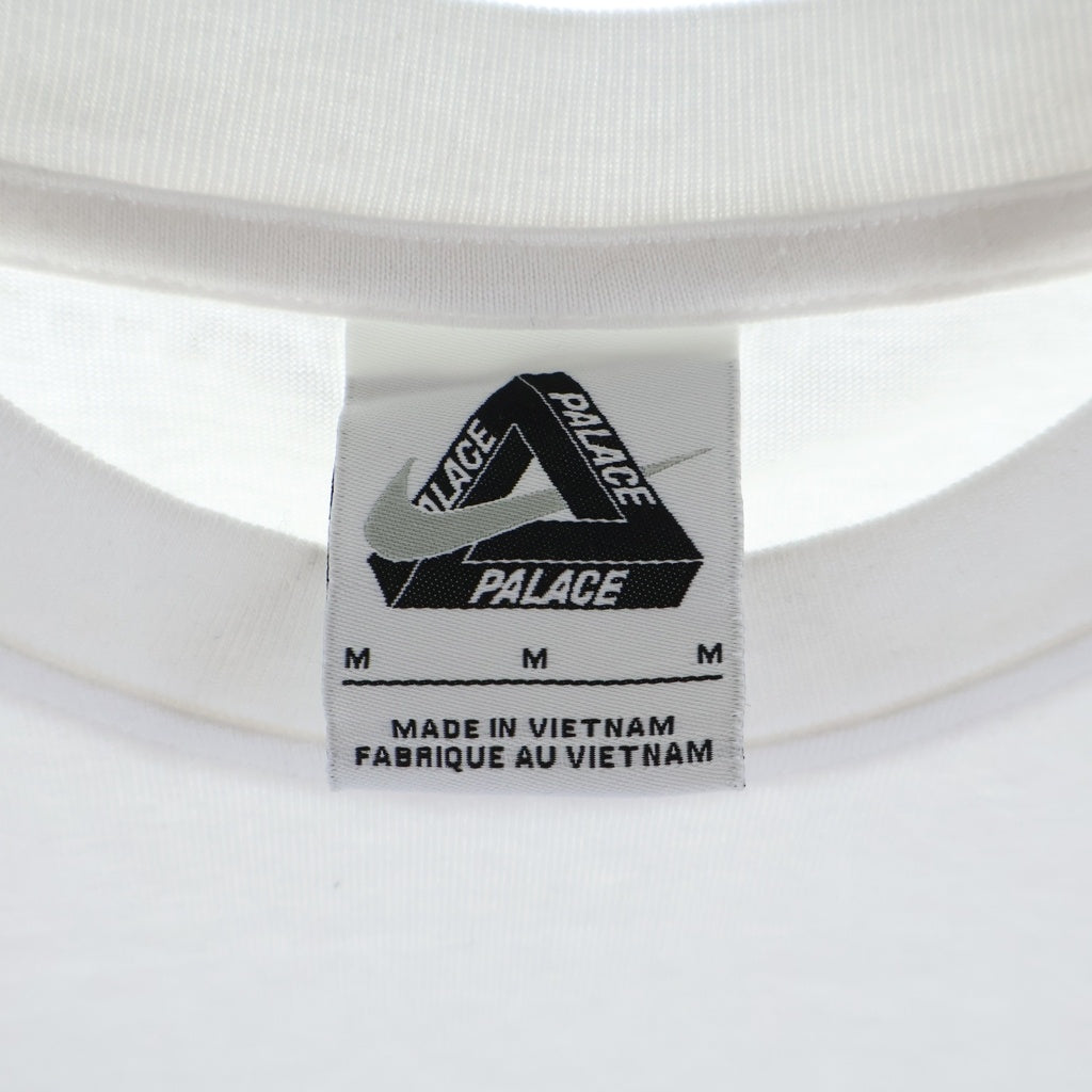 NIKE(ナイキ) ×PALECE ×DSM パレス ドーバーストリートマーケット ロゴデザイン クルーネック カットソー 半袖Tシャツ ホワイト
