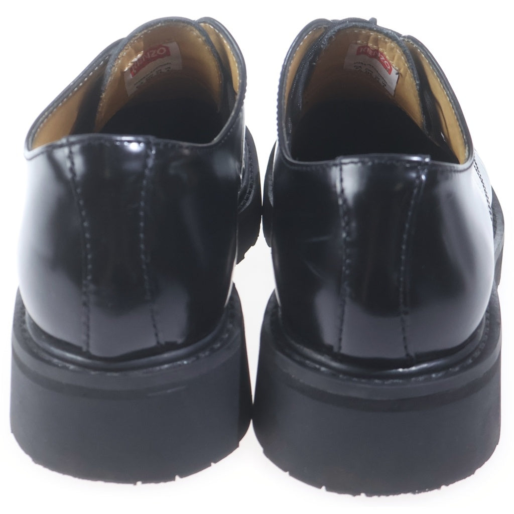 KENZO(ケンゾー) Kenzo smile Derby Shoes ケンゾー スマイル レザー ダービーシューズ ブラック FC65DB704L67.99