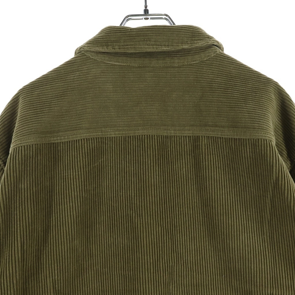 STONE ISLAND(ストーンアイランド) 24AW ロゴパッチ ジップアップ コーデュロイジャケット ブラウン 811511604