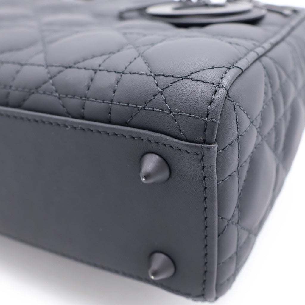 DIOR(ディオール) LADY DIOR ABCDIOR レディーディオール ハンドバッグ ショルダーバッグ ブラック M0538SLOIM989 レディース