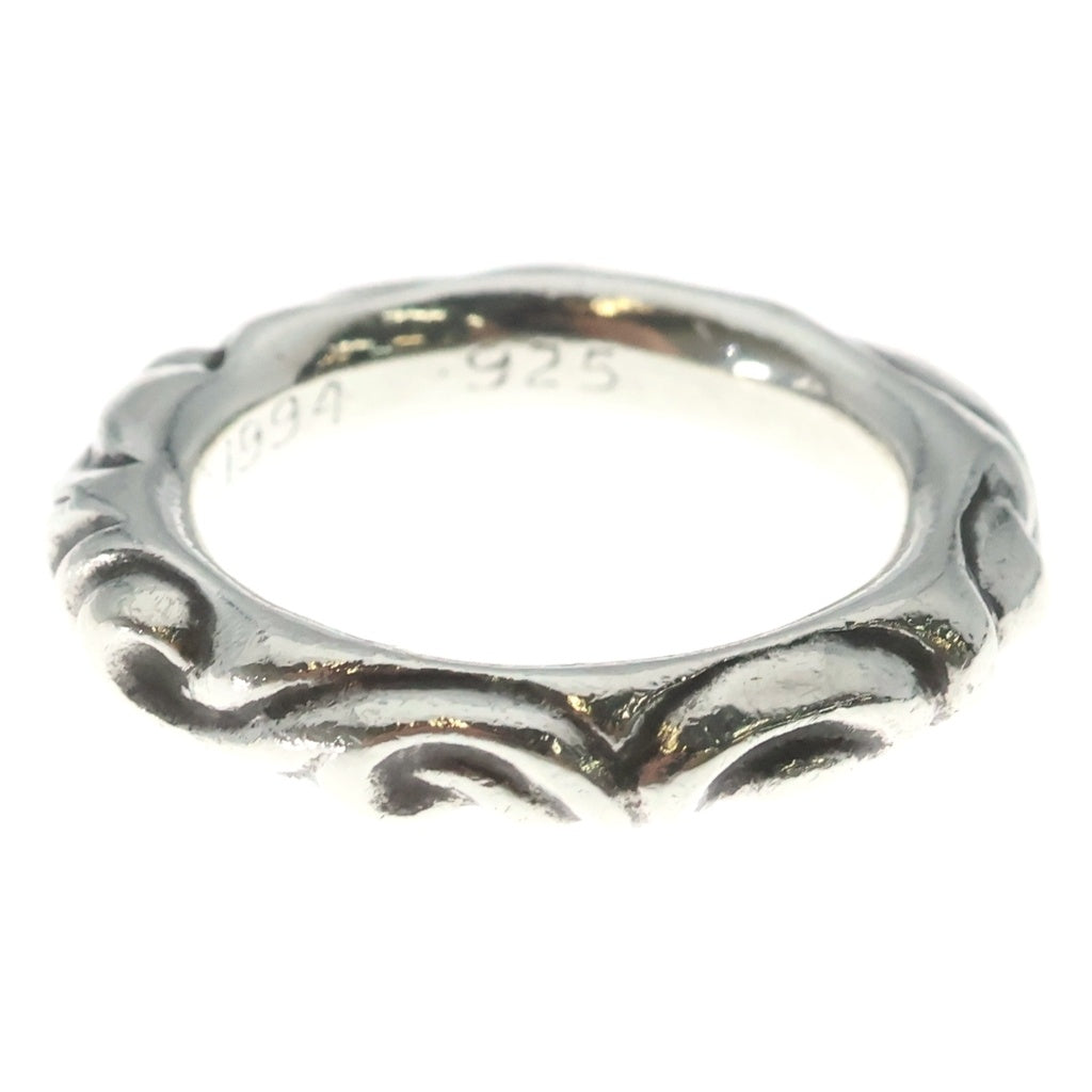CHROME HEARTS(クロムハーツ) SCRL BAND スクロールバンド リング シルバー BCA351