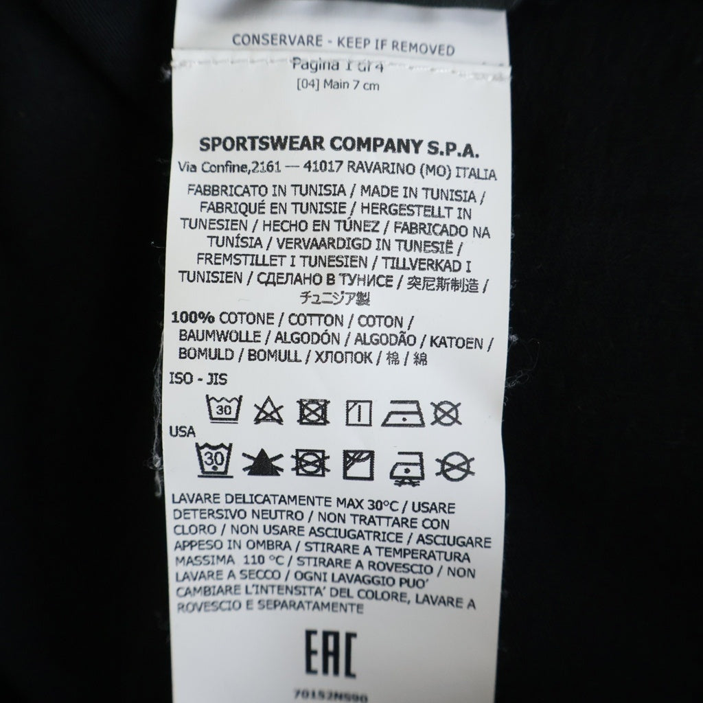 STONE ISLAND(ストーンアイランド) プリントロゴ半袖Tシャツ カットソー ブラック 70152NS90
