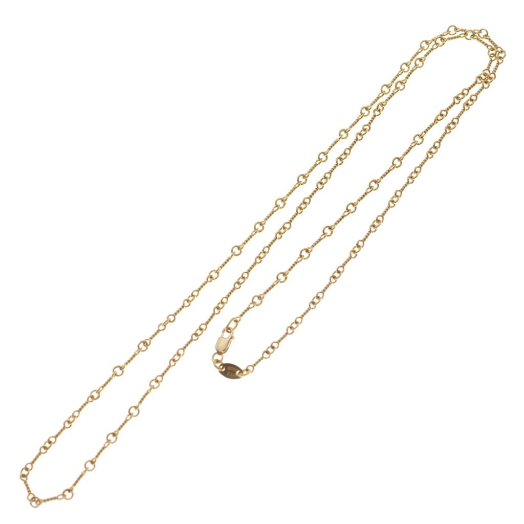 CHROME HEARTS(クロムハーツ) 22K NECKCHAIN T24 ツイストチェーンネックレス 24inch ゴールド