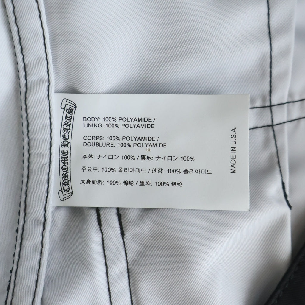 CHROME HEARTS(クロムハーツ) SURF BRITCHES クロスボタンナイロンCHハーフパンツ ブラック