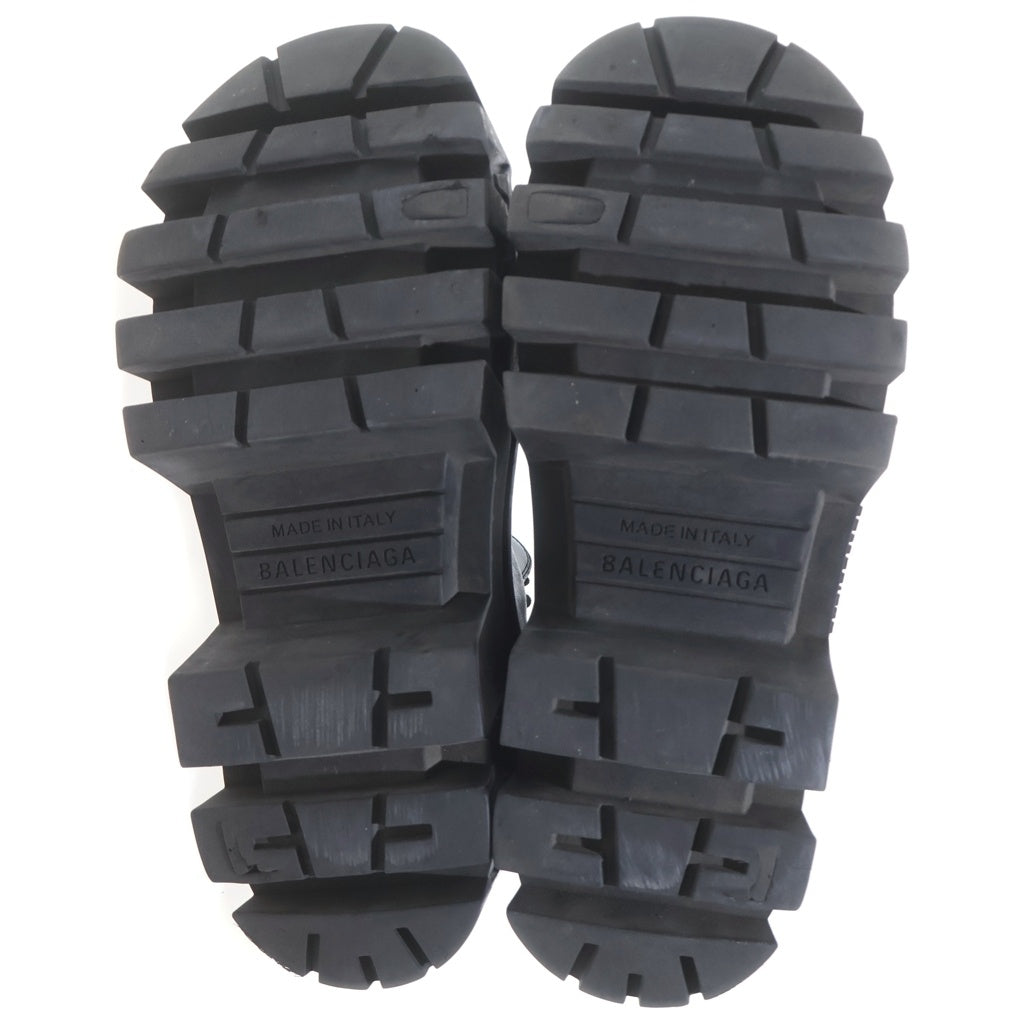 BALENCIAGA(バレンシアガ) BULLDOZER BOOTS 693963 ブルドーザー チェルシーブーツ レザーシューズ ブラック