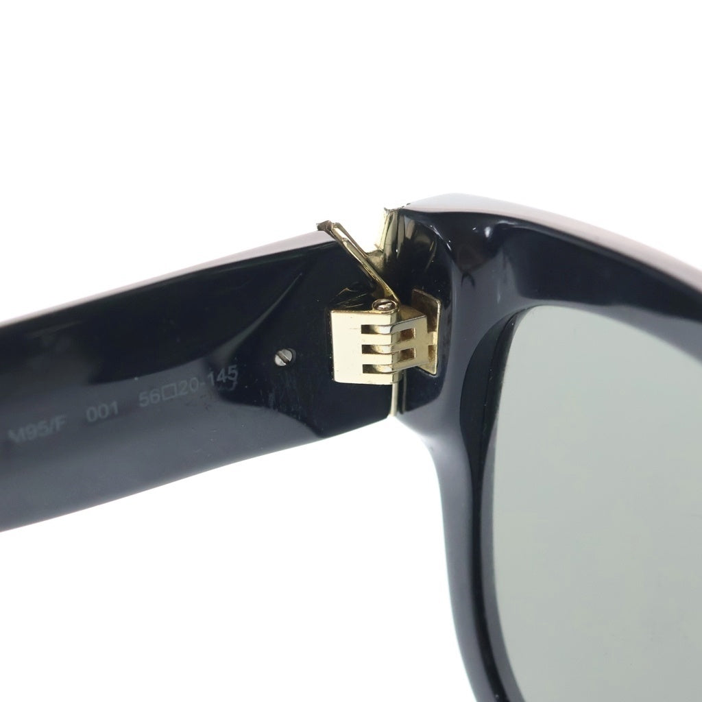 SAINT LAURENT PARIS(サンローランパリ) キャットアイ型サングラス 眼鏡 ブラック/ゴールド SL M95/F