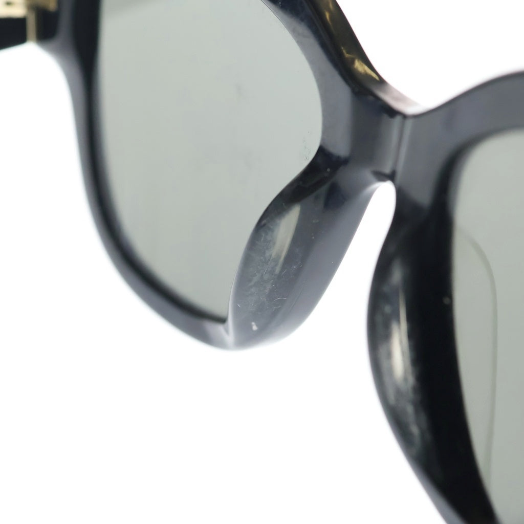 SAINT LAURENT PARIS(サンローランパリ) キャットアイ型サングラス 眼鏡 ブラック/ゴールド SL M95/F