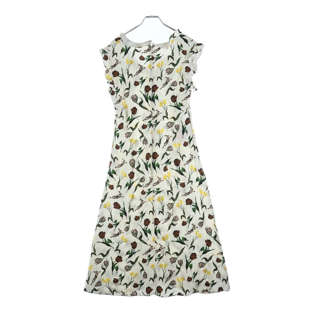 MARNI(マルニ) 25AW 花柄モチーフ ワンピース ドレス ホワイト レディース ABMA1440A1 ABMA1440A1