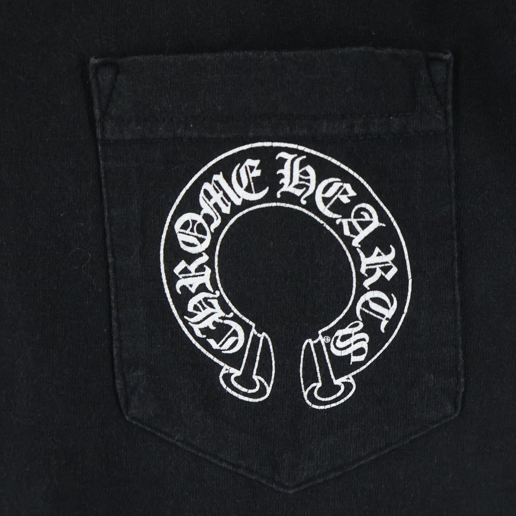 CHROME HEARTS(クロムハーツ) OLD S/S TEE オールド バッククロスデザイン クルーネック カットソー 半袖Tシャツ ブラック