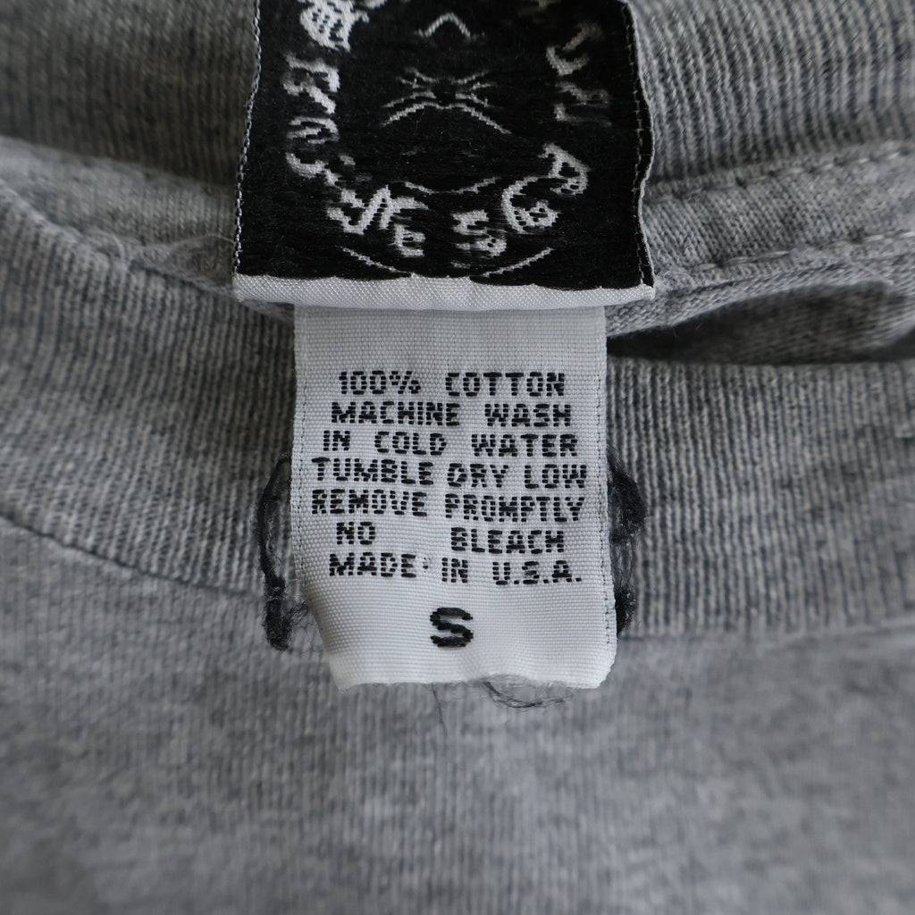 CHROME HEARTS(クロムハーツ) OLD DAGGER CH ダガー アームロゴデザイン クルーネック カットソー 長袖Tシャツ グレー