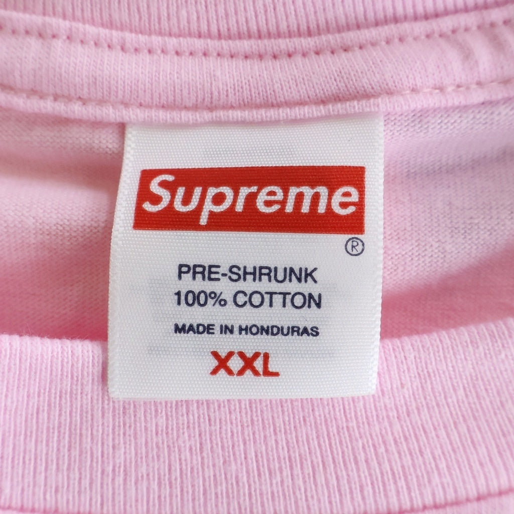 SUPREME(シュプリーム) 26SS Spitfire Bighead L/S TEE スピットファイア ビッグヘッド ロゴデザイン クルーネック カットソー 長袖Tシャツ ピンク