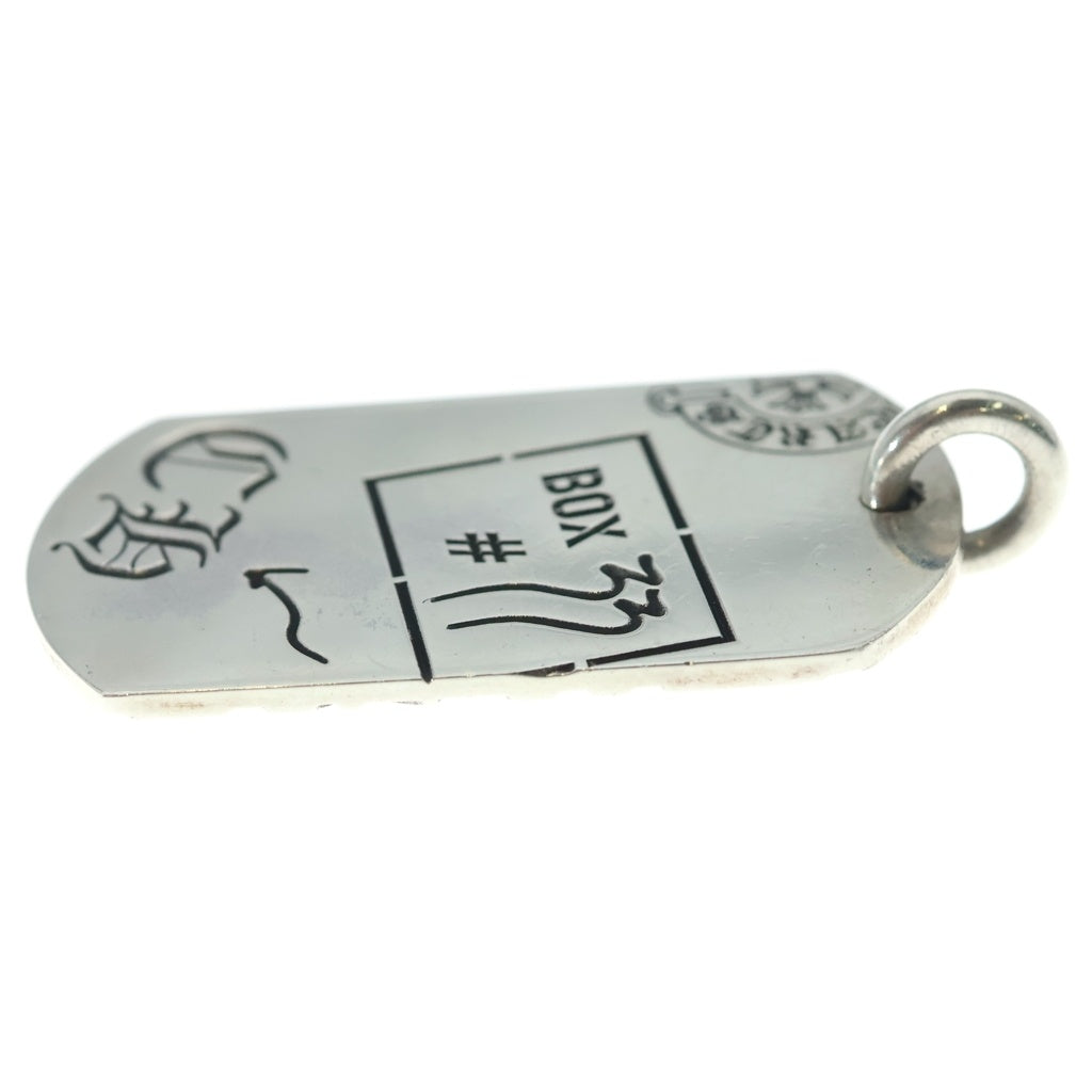 CHROME HEARTS(クロムハーツ) DOG TAG AOYAMA 20TH CH 青山20周年記念ドッグタグネックレストップ シルバー