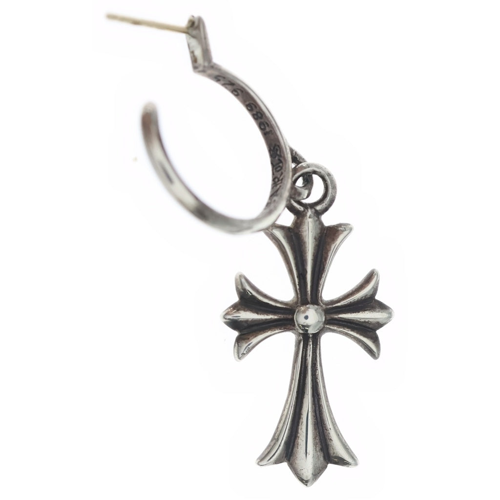 CHROME HEARTS(クロムハーツ) TINY CH CROSS タイニーCHクロス フープピアス シルバー BCA115