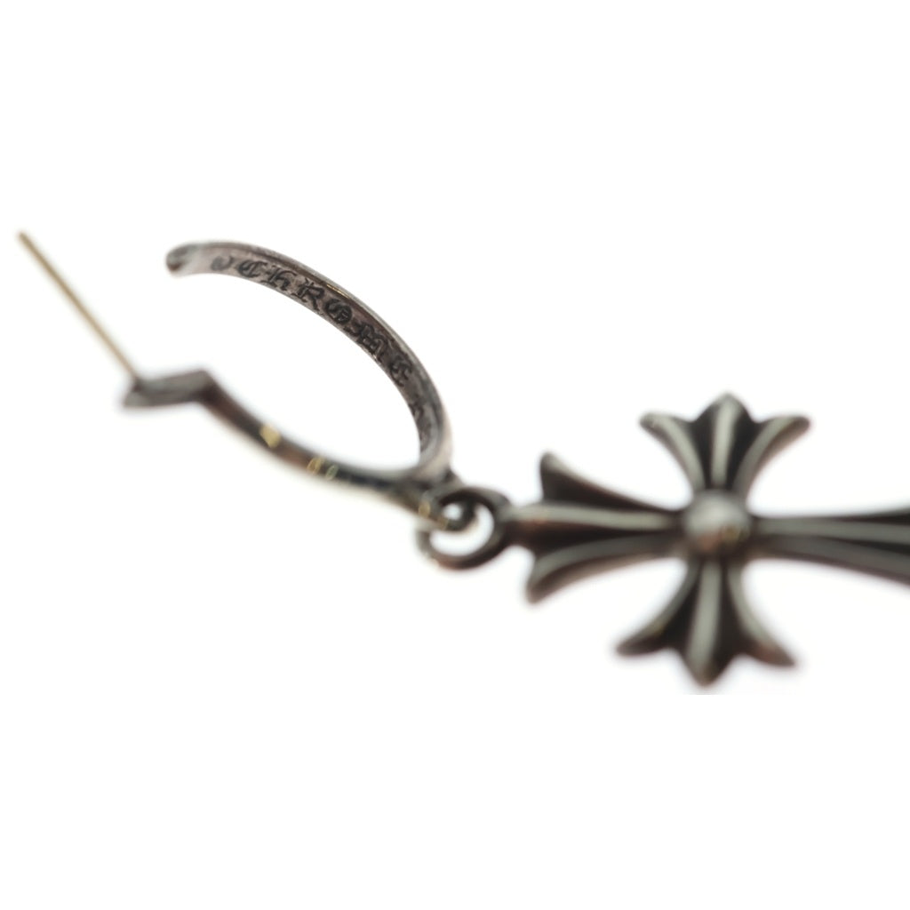 CHROME HEARTS(クロムハーツ) TINY CH CROSS タイニーCHクロス フープピアス シルバー BCA115