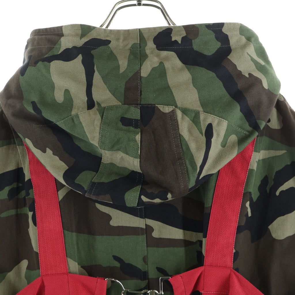 CELINE(セリーヌ) 23SS ハーネス カモフラ総柄 モッズコート カーキ 2W860494M 2W860494M