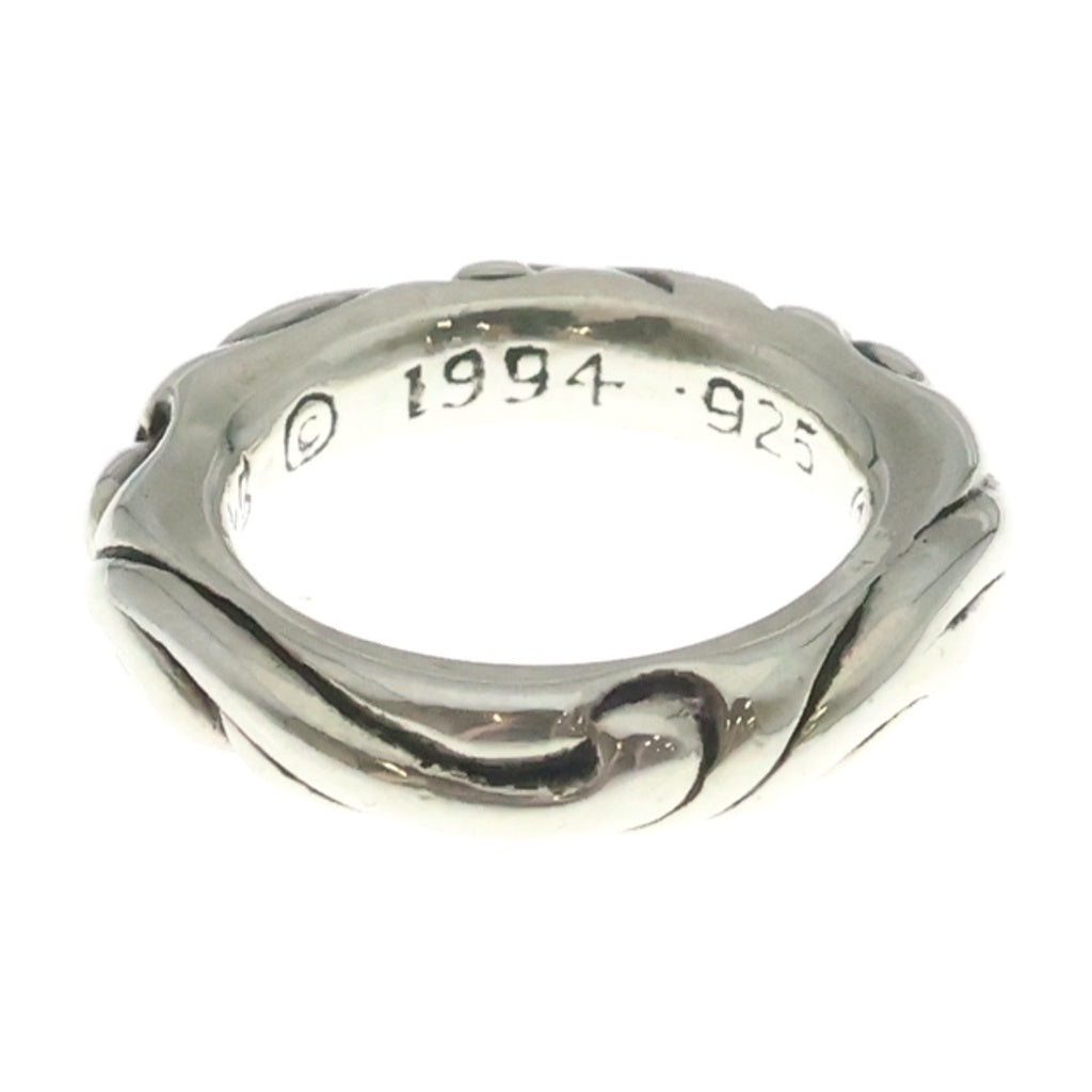 CHROME HEARTS(クロムハーツ) SCRL BAND スクロールバンド リング シルバー BCA351 レディース