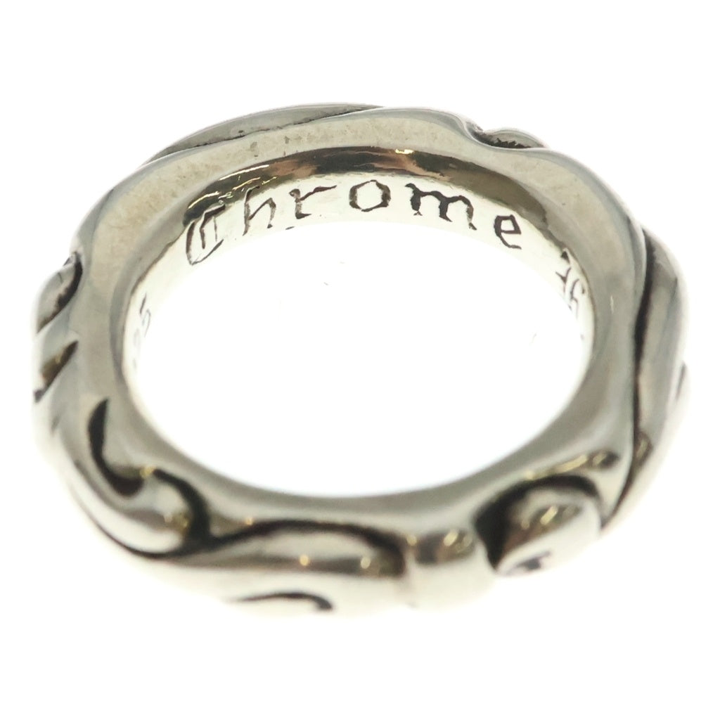 CHROME HEARTS(クロムハーツ) SCRL BAND スクロールバンド リング シルバー BCA351 レディース