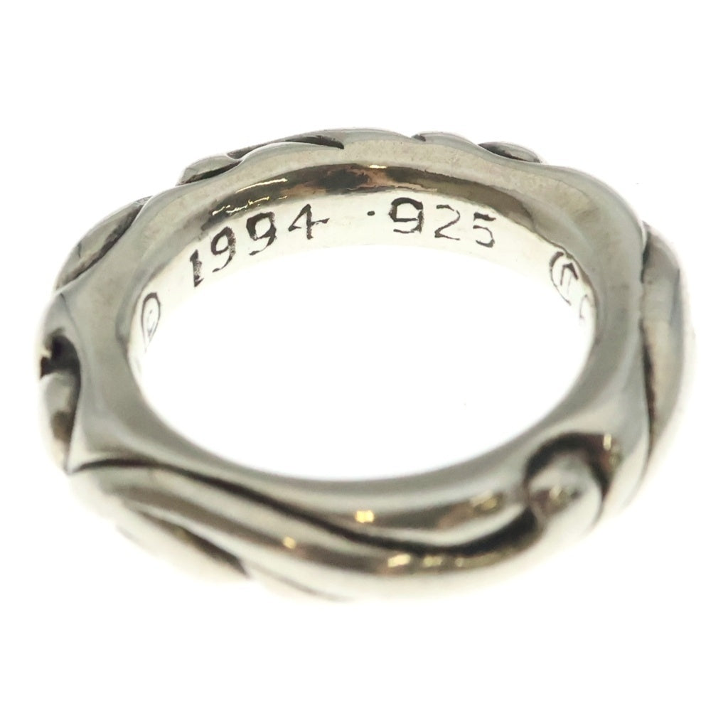 CHROME HEARTS(クロムハーツ) SCRL BAND スクロールバンド リング シルバー BCA351 レディース