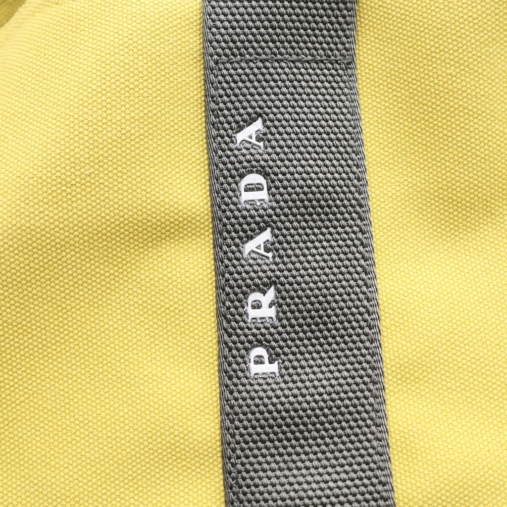 PRADA SPORT(プラダ スポーツ) LINEA ROSSA リネアロッサ トートバッグ グレー/イエロー 4VA367 レディース