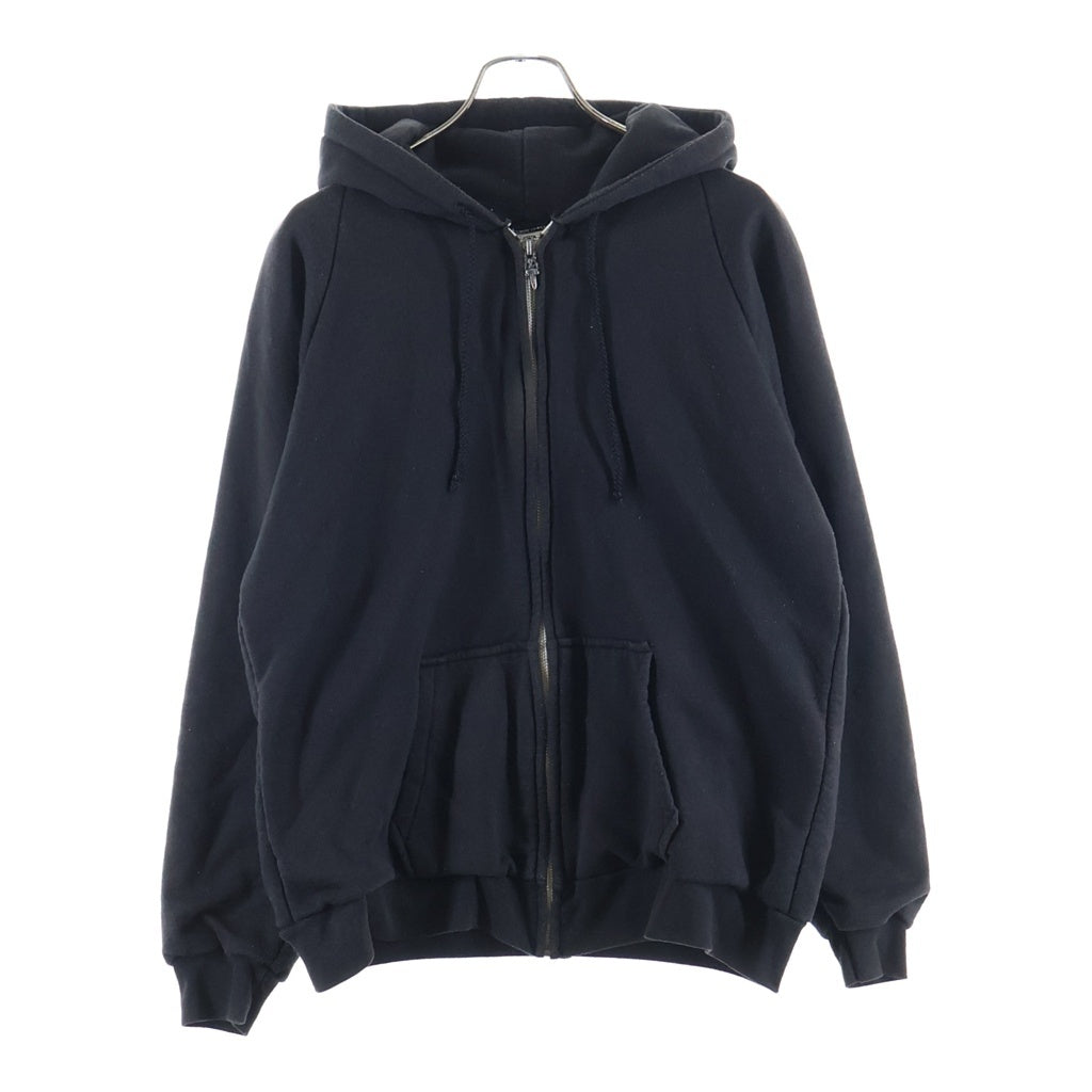 CHROME HEARTS(クロムハーツ) OLD SWTSHRT HORSESHOE ZIP HOODIE オールド 裏地サーマル ホースシュープリント ダガージップフーディ パーカー ブラック