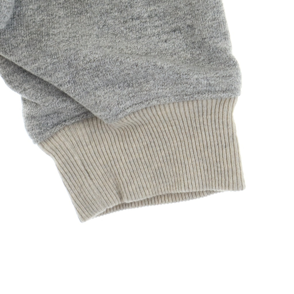 KAPITAL(キャピタル) 24SS TOP裏毛 ビバークBIGスウェット PECKISHマリア クルーネックスウェットトレーナー グレー K203LC081