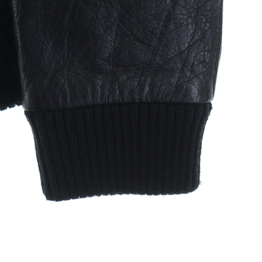 NUMBER (N)INE(ナンバーナイン) 04AW ダブルブレスト レザージャケット ブラック