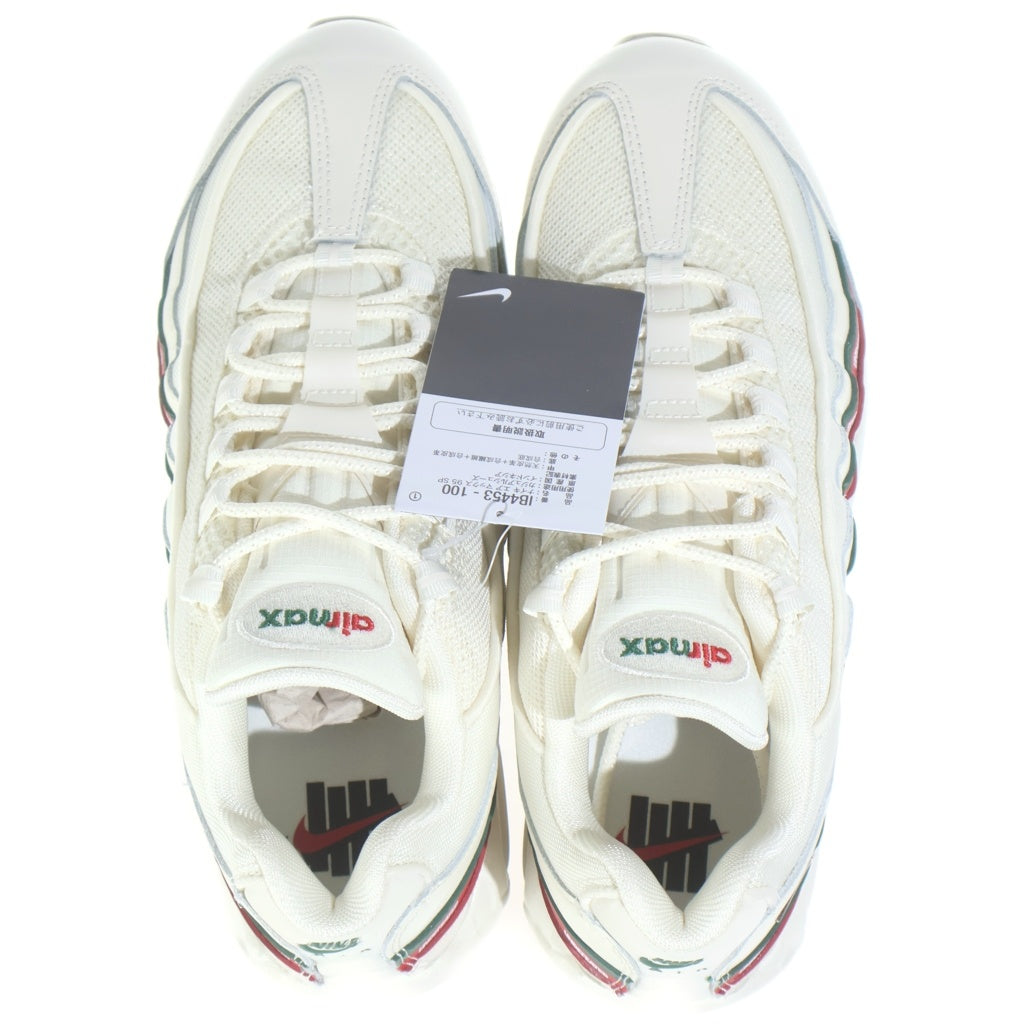 NIKE(ナイキ) ×UNDEFEATED AIR MAX 95 SP SAIL アンディフィーテッド エアマックス95 セイル ローカットスニーカー ホワイト US9/27cm IB4453-100